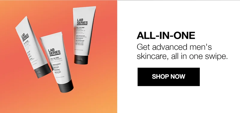 ALL-IN-ONE | Get advanced men's skincare, all in one swipe. | SHOP NOW