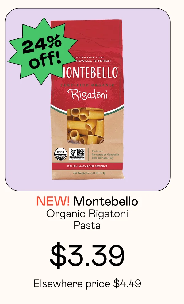 Organic Rigatoni Pasta