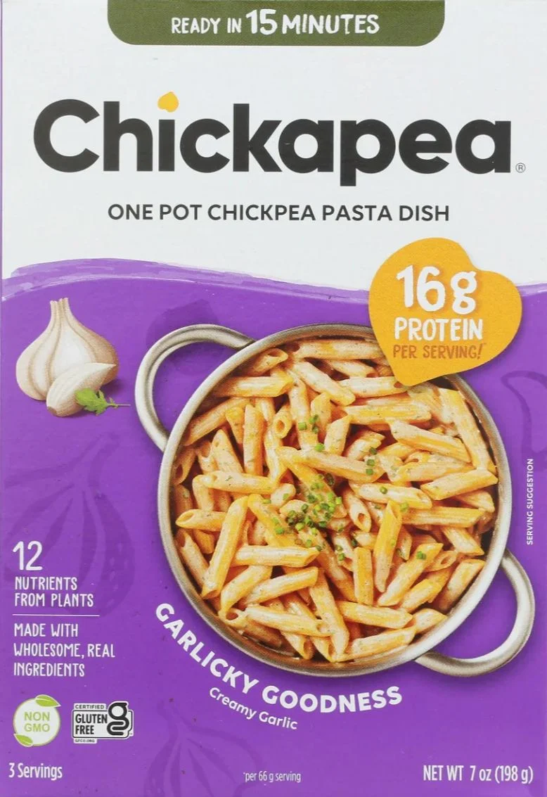 Image of Chickapea Creamy Garlic Pasta Dish