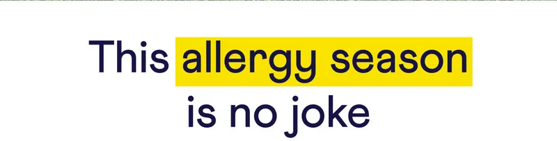 This allergy season is no joke