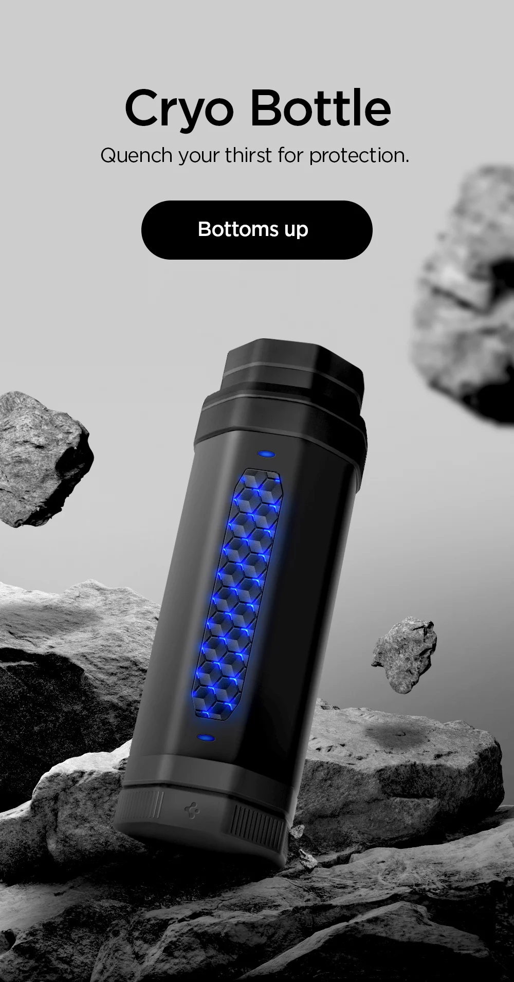 Cryo Bottle. Quench your thirst for protection. Bottoms up.