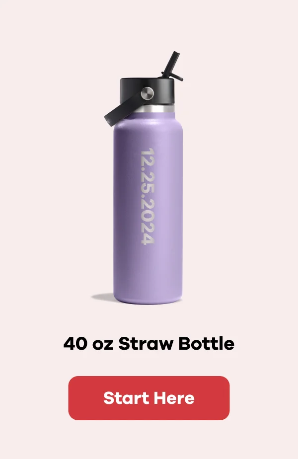 40 oz Straw Bottle | Start Here