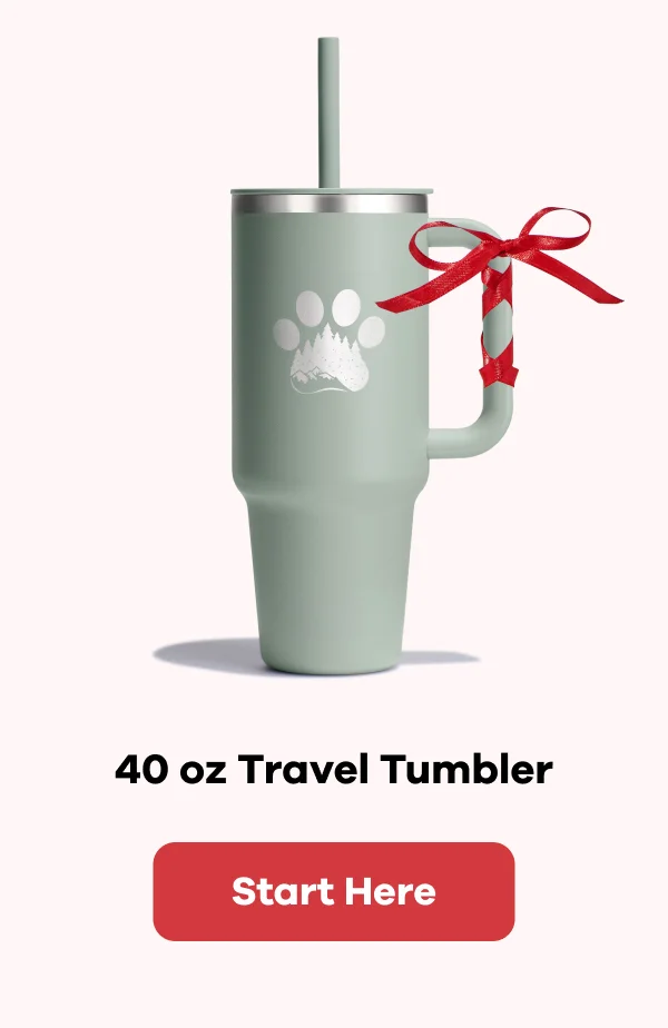 40 oz Travel Tumbler | Start Here