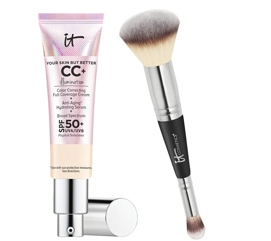 IT Cosmetics CC+ Cream Illumination discount code w/ Luxe Brush