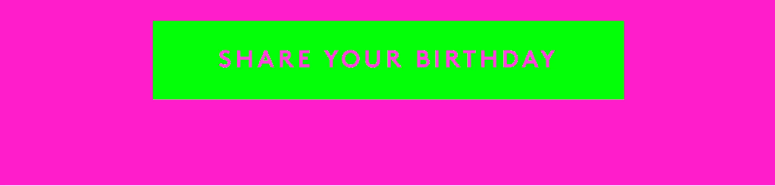 Share your birthday with Drunk Elephant