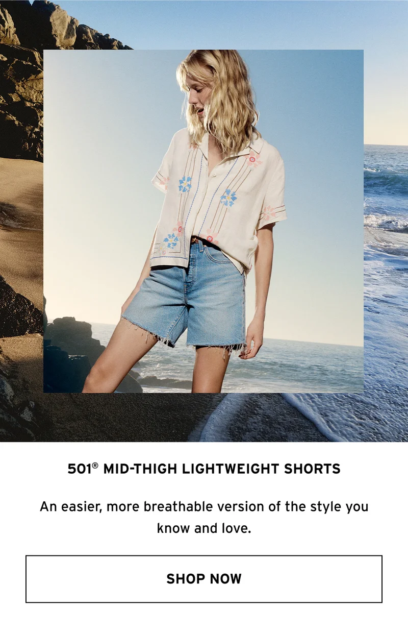 501® ORIGINAL FIT MID-THIGH LIGHTWEIGHT SHORTS