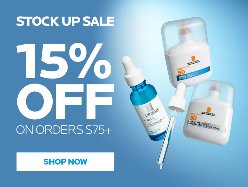 15% Off orders $75+