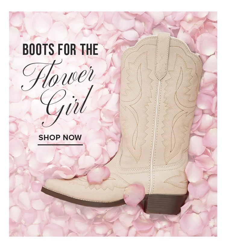 BOOTS FOR THE FLOWER GIRL | SHOP NOW