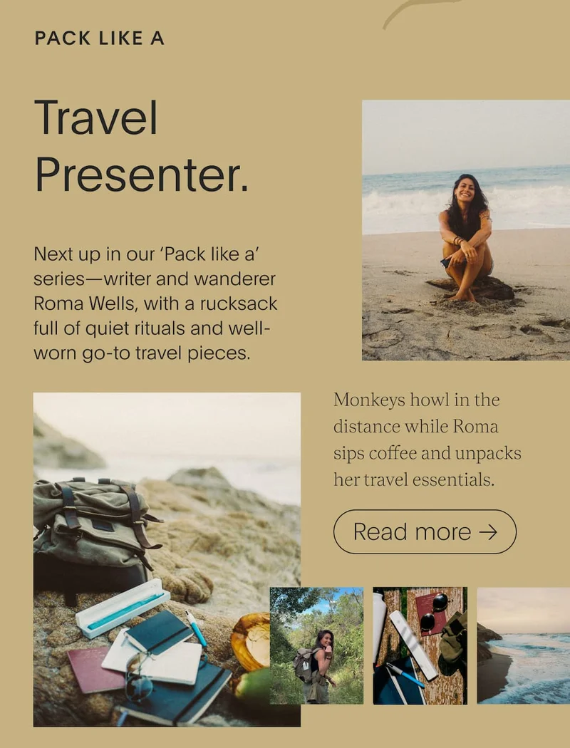 Pack like a travel presenter