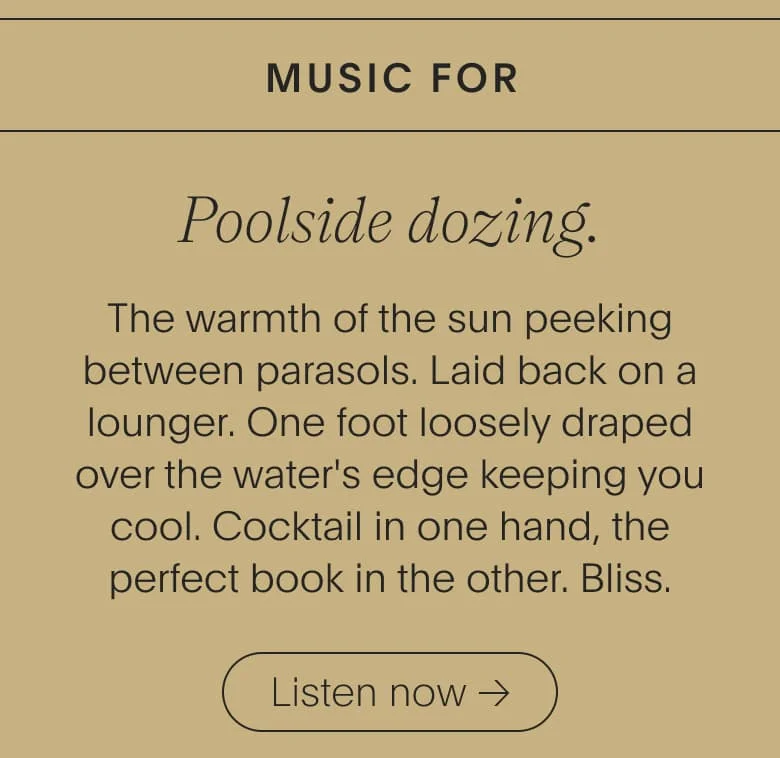 Music for Poolside Dozing