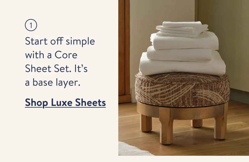 Shop Luxe Sheets
