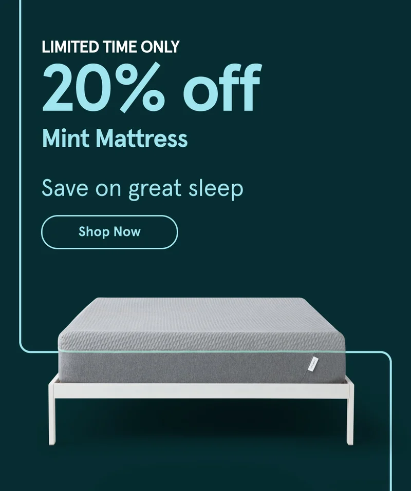 Limited Time Only | 20% off Mint Mattress | Shop Now