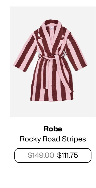 Robe - Rocky Road Stripes