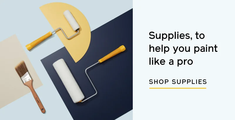 Supplies, to help you paint like a pro. SHOP SUPPLIES