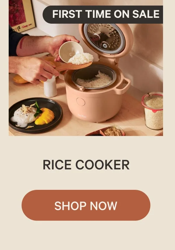 First Time On Sale | Rice Cooker | Shop Now