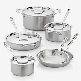 $100 off All Clad® D5 7 Piece and 10 Piece Cookware Sets‡