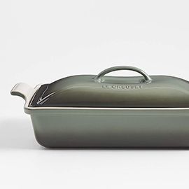 Le Creuset® 4 qt. Heritage Rectangular Thyme Baking Dish