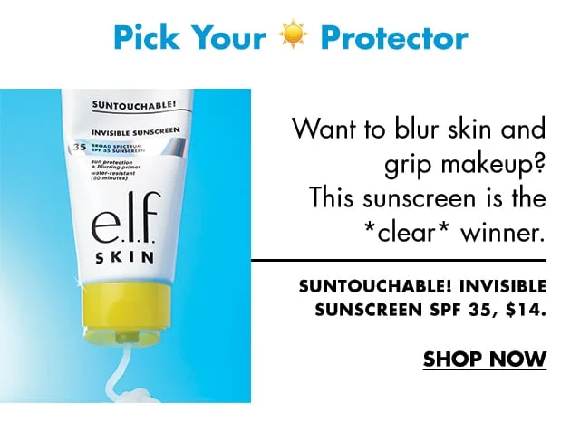 Suntouchable! Invisible Sunscreen SPF 35