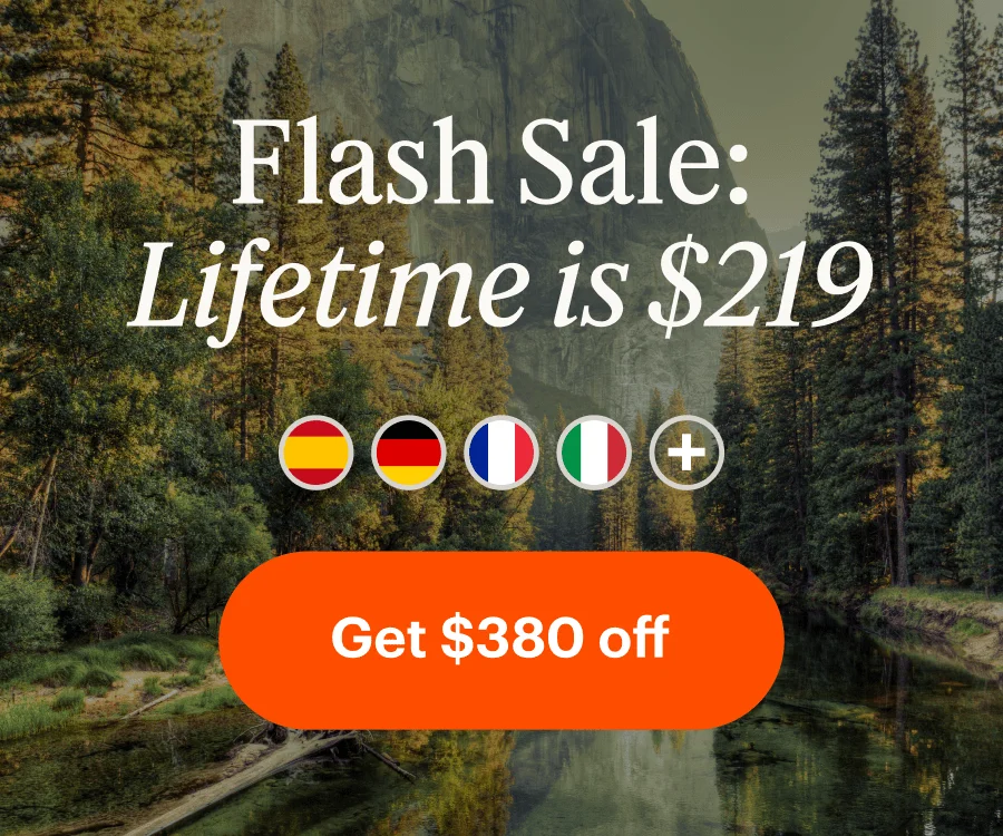 Flash Sale: Lifetime is $219