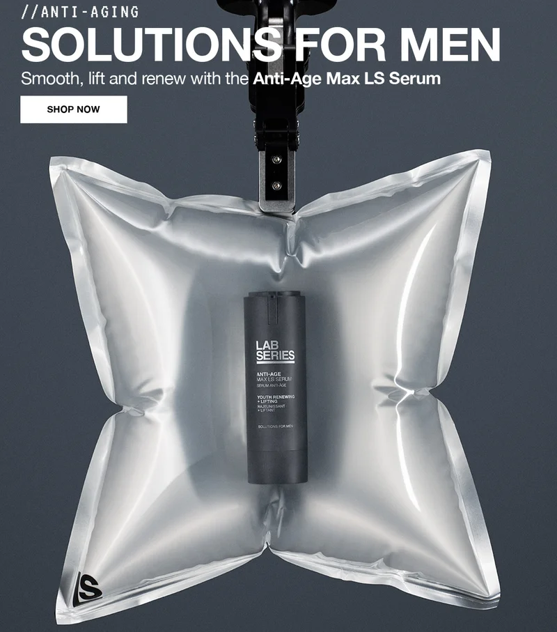 //ANTI-AGING SOLUTIONS FOR MEN | Smooth, lift and renew with the Anti-Age Max LS Serum | SHOP NOW
