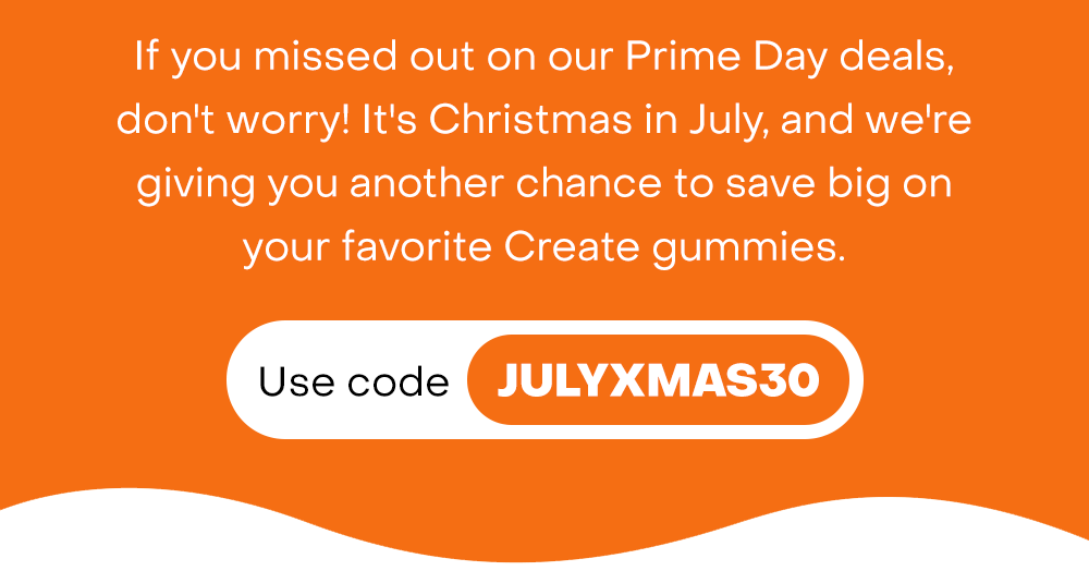 Christmas In July Sale –&nbsp;30% Off All Gummies Through Sunday Night!