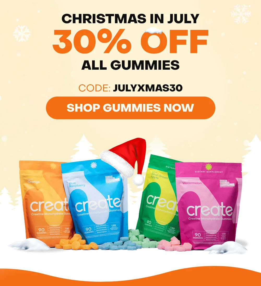 Christmas In July Sale –&nbsp;30% Off All Gummies Through Sunday Night!