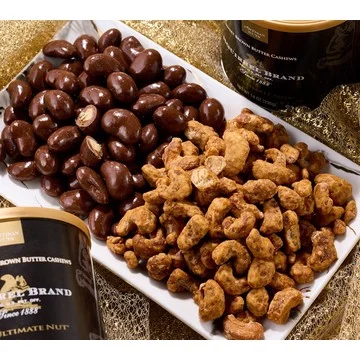 Squirrel Brand (2)Cans Milk Chocolate & Sweet Brown Butter Cashews