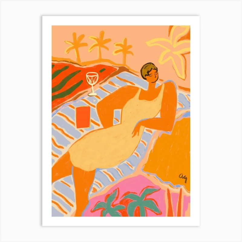 Image of The Slow Life by Arty Guava Art Print