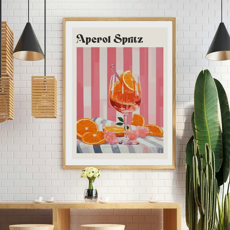Image of Aperol Spritz Art Print