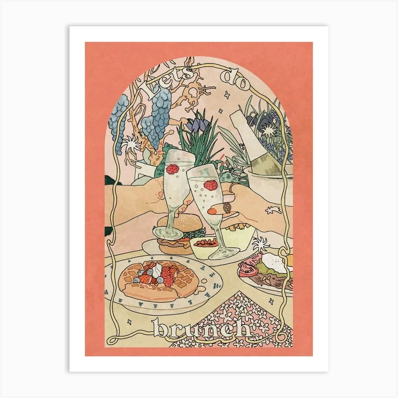 Image of Lets Do Brunch Art Print