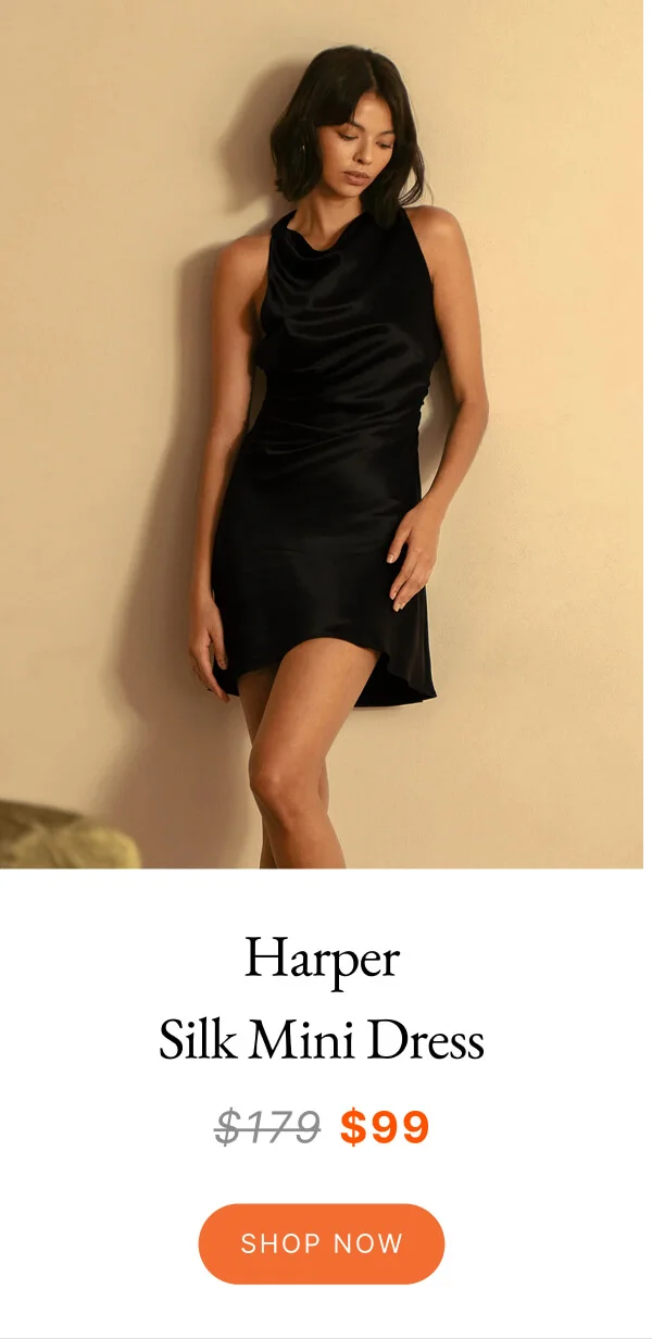 Harper Silk Mini Dress