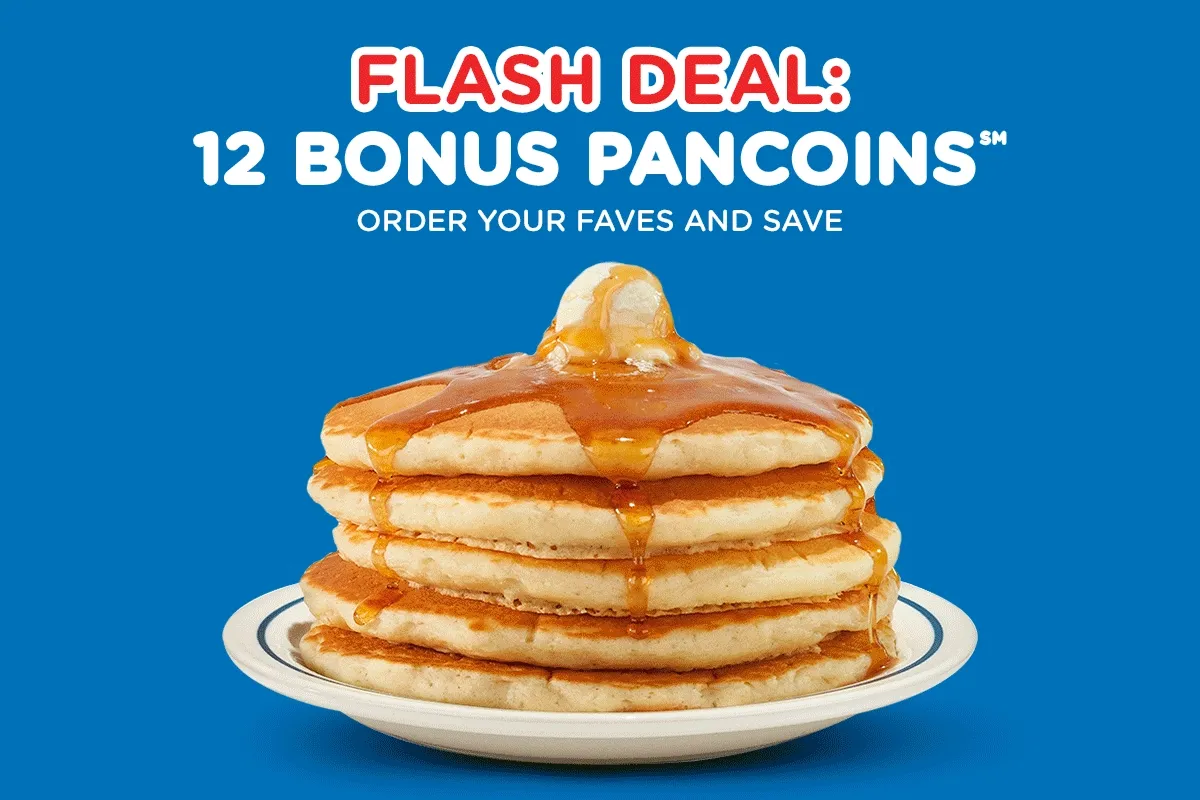 FLASH DEAL: 12 BONUS PANCOINS℠ Order your faves and save