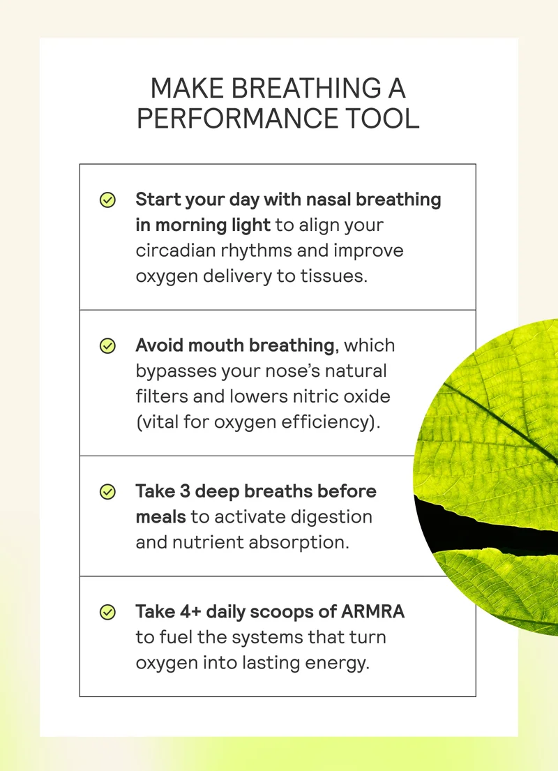 MAKE BREATHING A PERFORMANCE TOOL