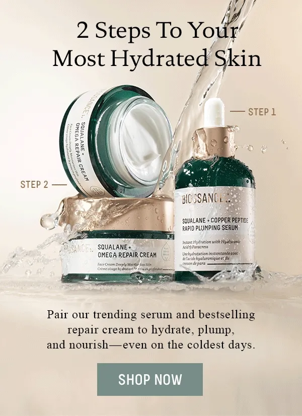 2 Steps To Your Most Hydrated Skin