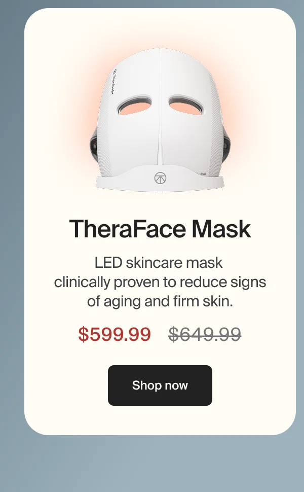 TheraFace Mask | LED skincare mask  clinically proven to reduce signs of aging and firm skin.| $599.99 | Shop now