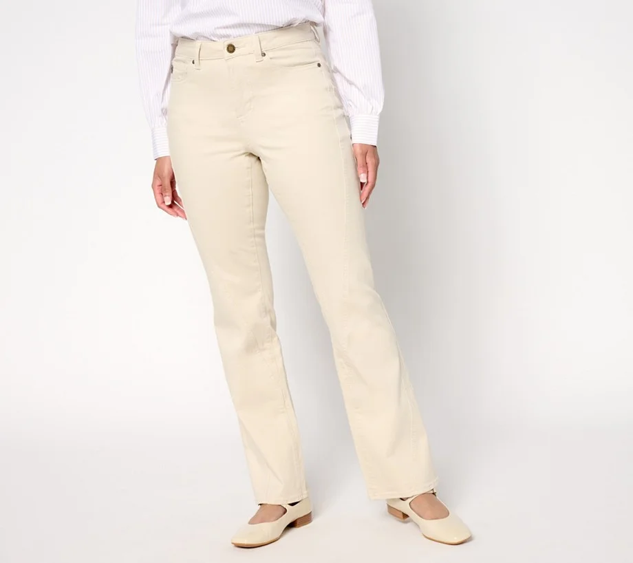 Belle by Kim Gravel Petite Primabelle Twill Diagonal SeamWide Leg