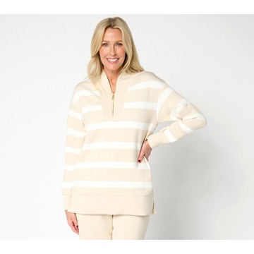 Belle by Kim Gravel Regular ScubaLuxe Half Zip Tunic