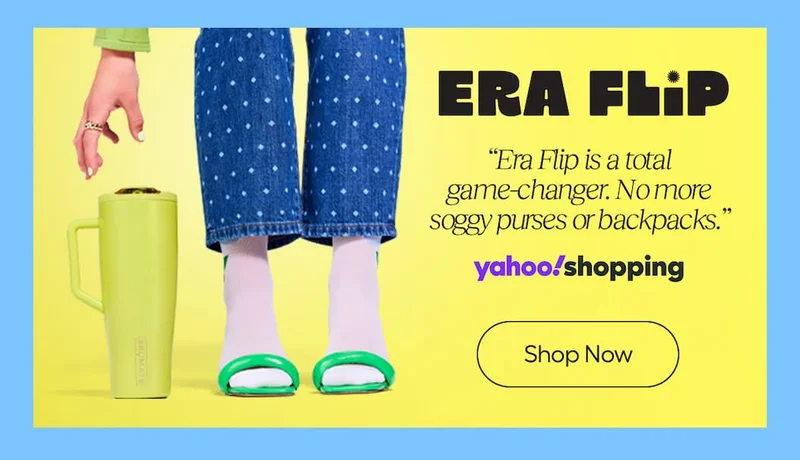 Era Flip is a total game-changer. No more soggy purses or backpacks. -Yahoo!Shopping