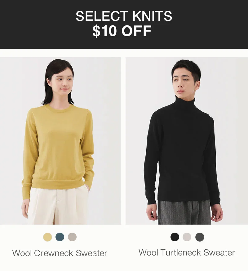Shop Select Knits $10 OFF