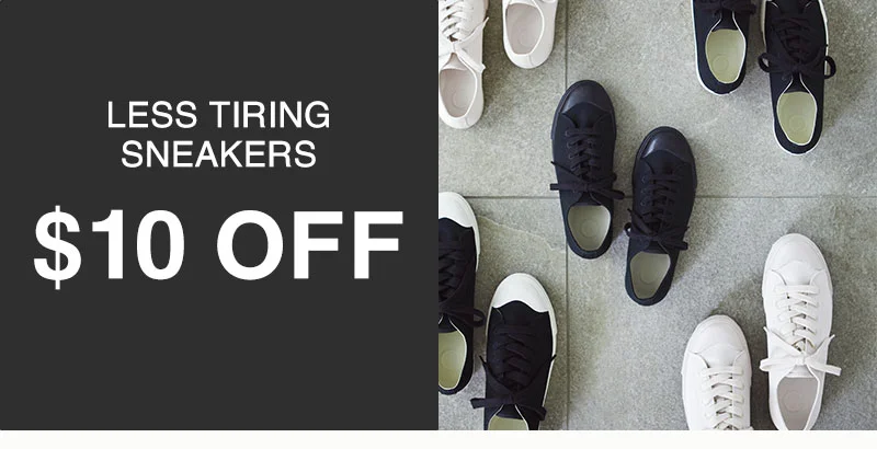 Shop Less Tiring Sneakers $10 OFF