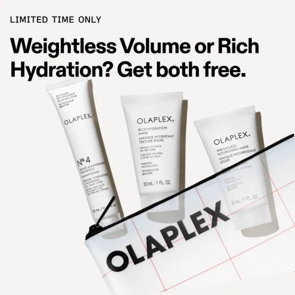Weightless Volume or Rich Hydration? Get both free.