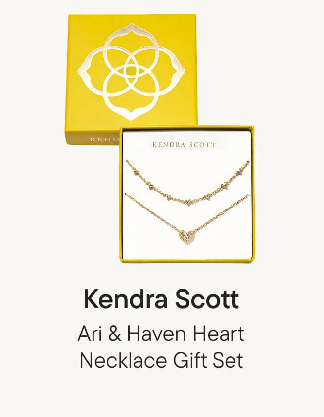 Ari & Haven Heart Necklace Gift Set