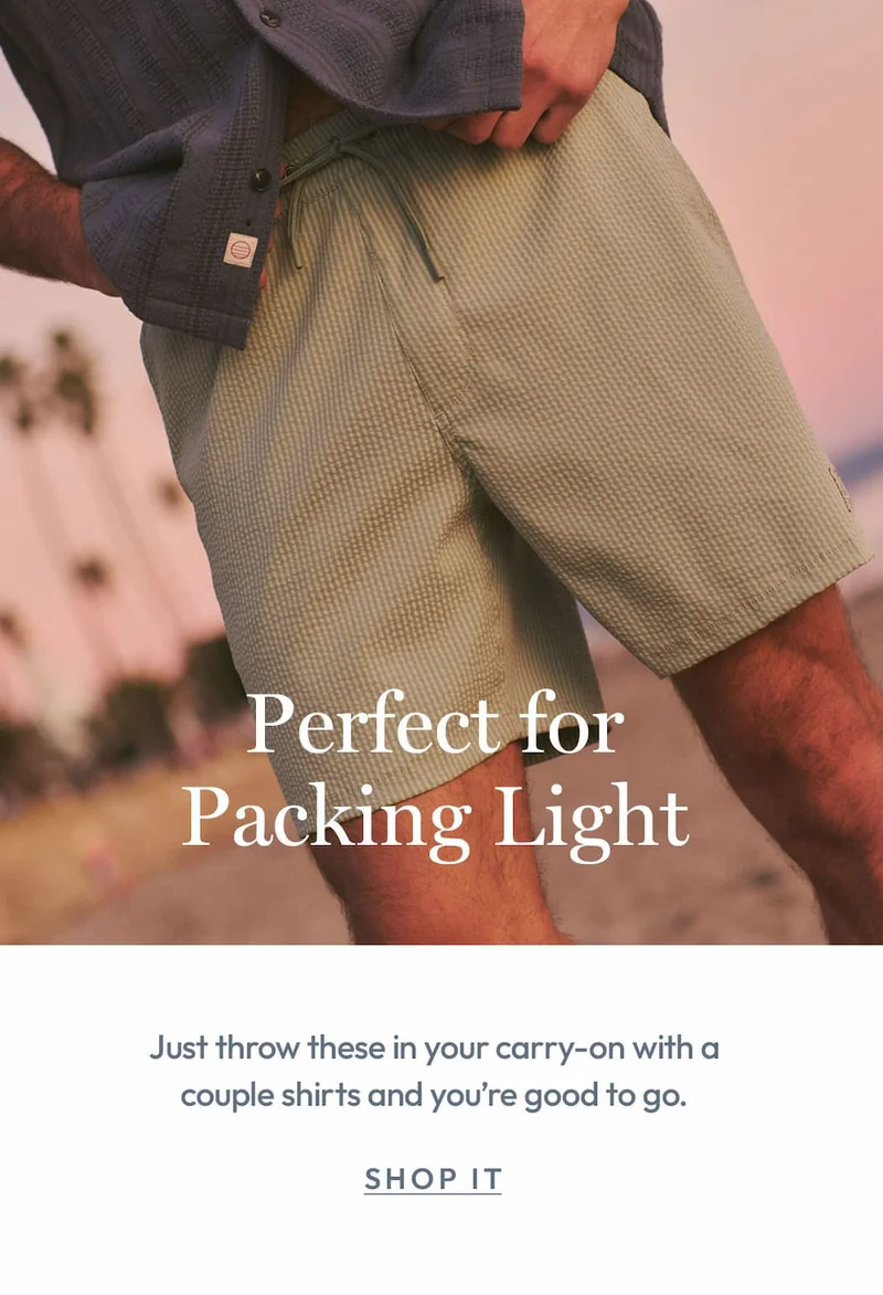 Perfect for Packing Light