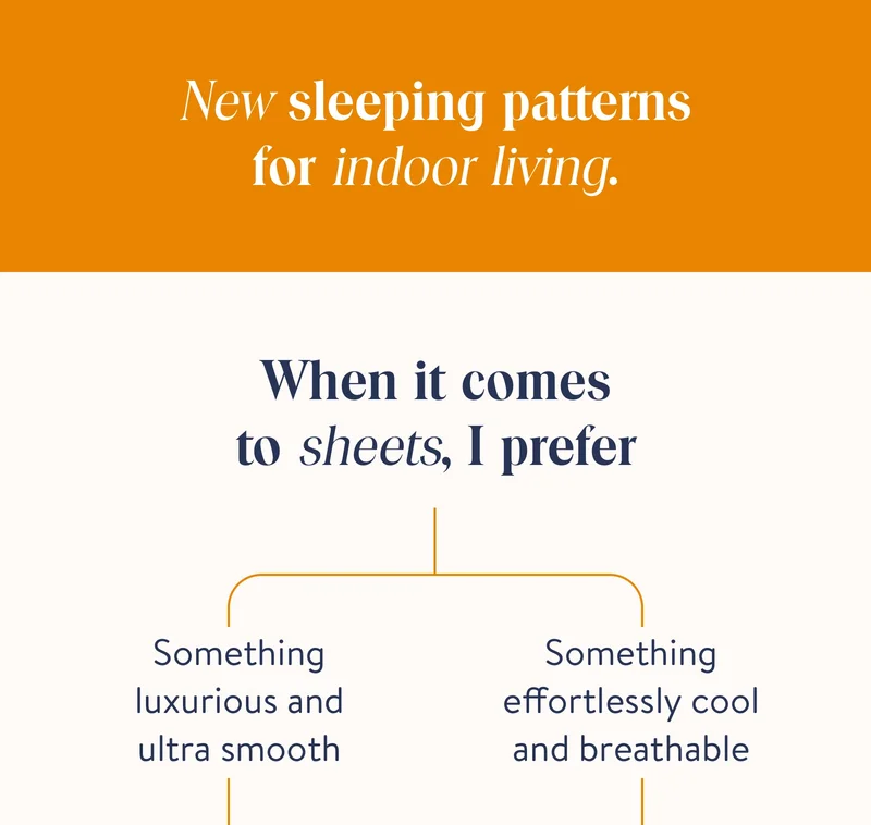 New sleeping patterns for indoor living