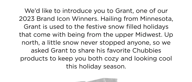 Introducing Grant, one of our 2023 Brand Icons