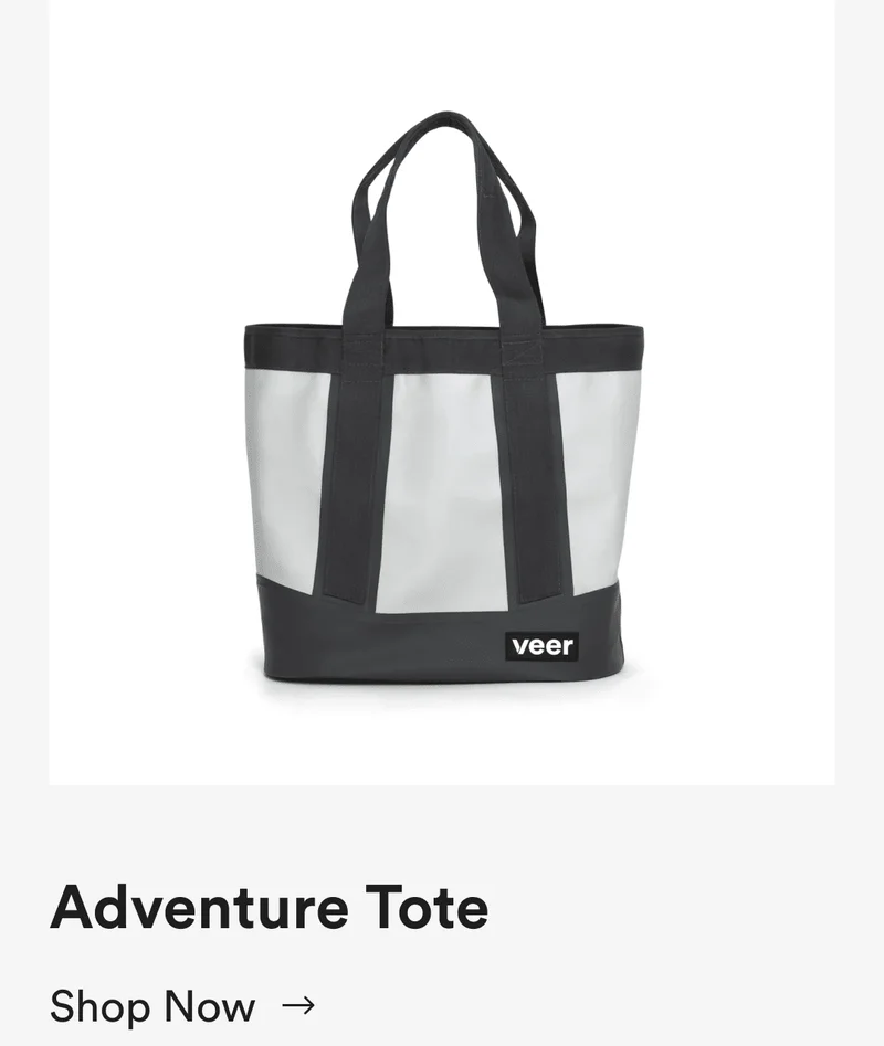 adventure tote - shop now