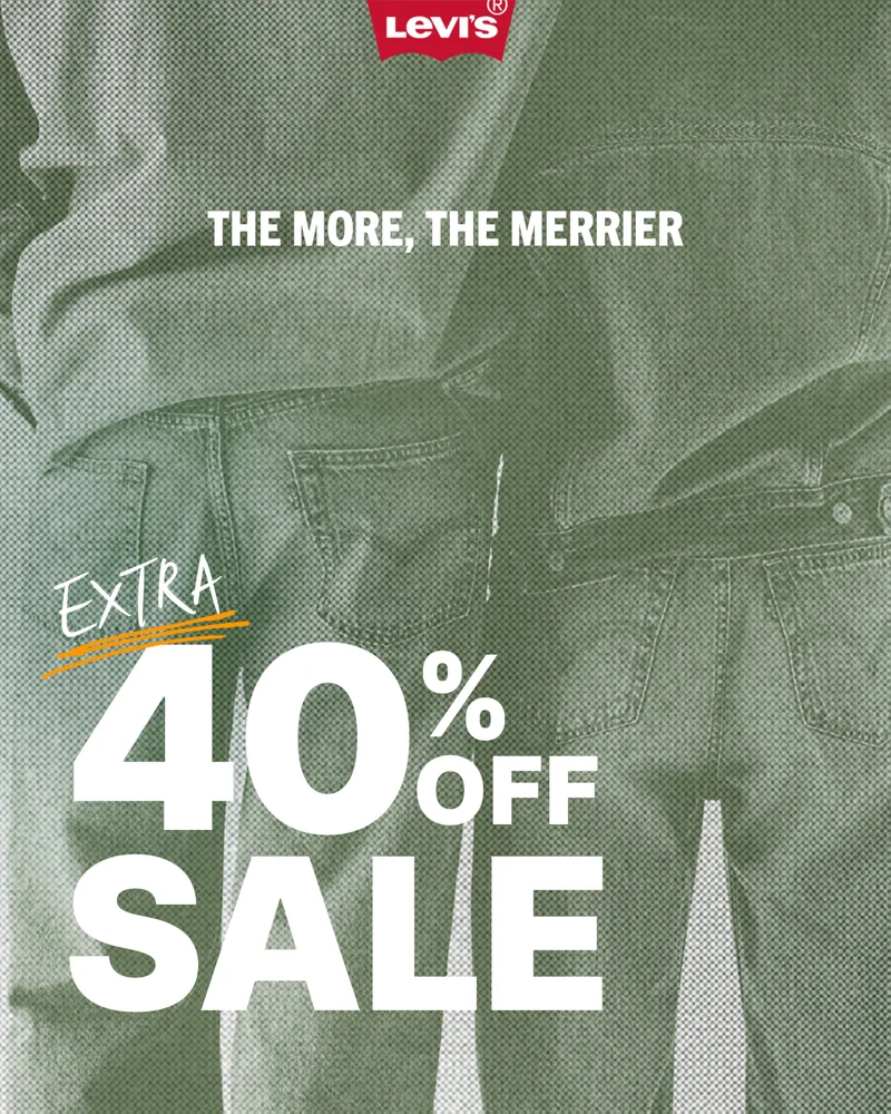 EXTRA 40% OFF SALE