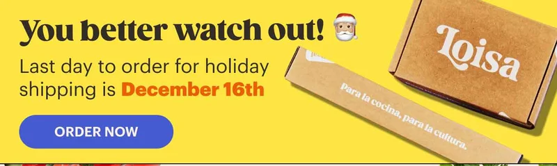 You better watch out! 🎅🏼 Last day to order for holiday shipping is December 16th!