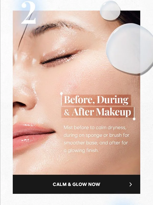 Calm & Glow Now with Ceramide Mist!