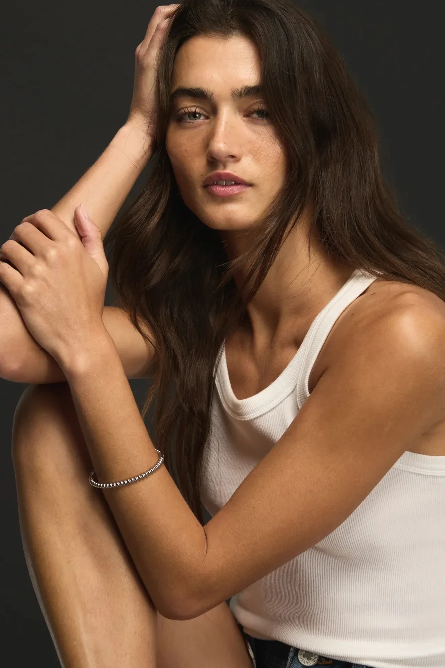 Image of Lucky Brand Bubble Bangles in Silver